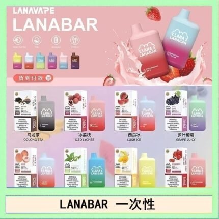 LANA BAR可充电一次性電子煙霧化5000口(3.0%)